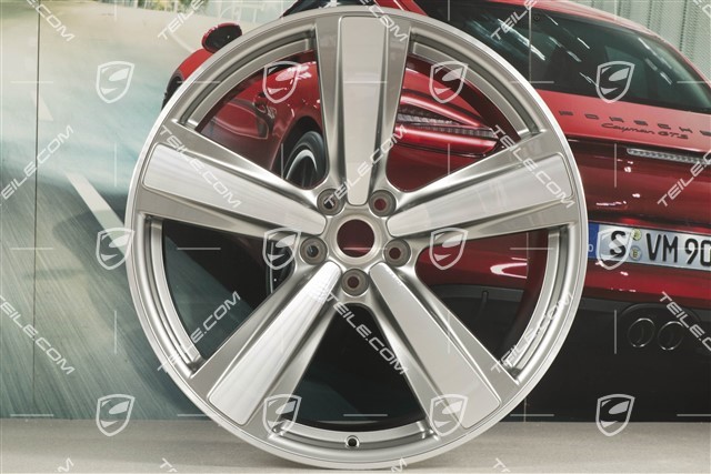 21" felga "Exclusive Sport Design" 9,5J x 21 ET 27, platin silver