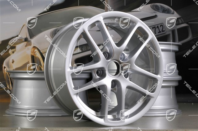 17-inch Cayman wheel set, front 6,5J x 17 ET55 + rear 8J x 17 ET40