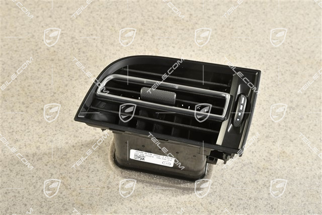 Side Air vent, dimmable, Galvano silver, R