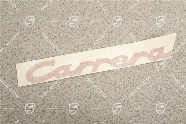 Schriftzug/Logo "Carrera RS", Indischrot, für Heckdeckel