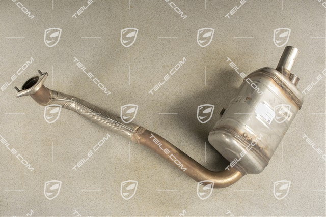 Main exhaust muffler, R