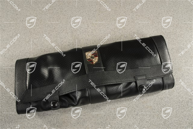 Porsche Classic Werkzeugtasche 993, schwarzes Lochleder
