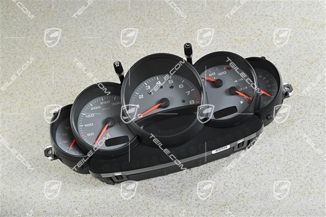 Prędkościomierz / licznik / zegary, 6-biegów manual, Czarny cyferblat