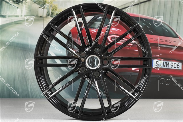 22" Felga Turbo IV, 11,5J x 22 ET61, czarny wysoki połysk