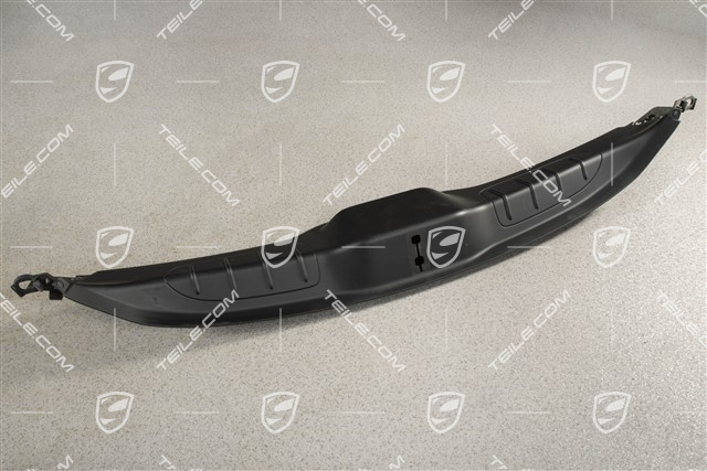 Blende Schlossträger / Schlossabdeckung, Schwarz