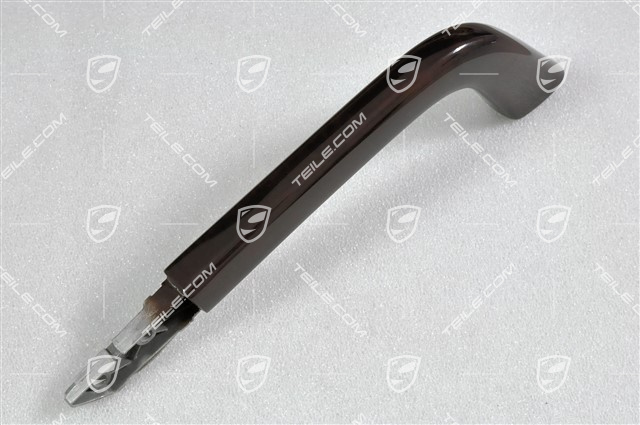 Zuziehgriff Wurzelholz, dark wood, R