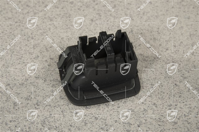 Schalterblende, Servoschließung Heckklappe, Schwarz