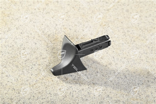 Rear seat tilting handle / control button, Black, L