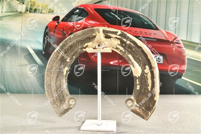 Rear axle disc brake protective plate, L=R