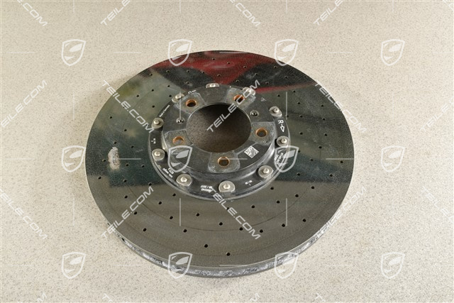PCCB ceramik brake disc, 20-inch / 420mm, damaged, R