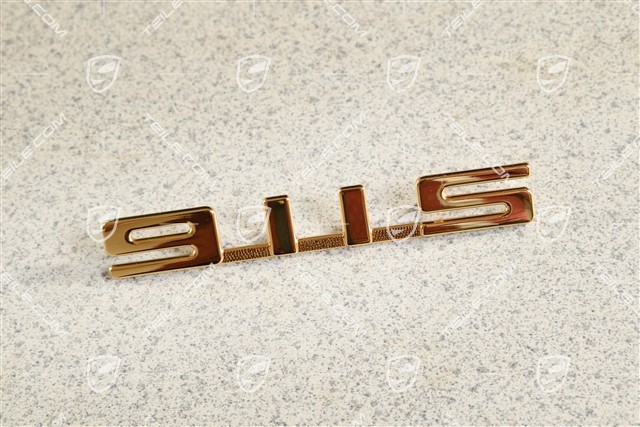Napis / emblemat "911S", złoty