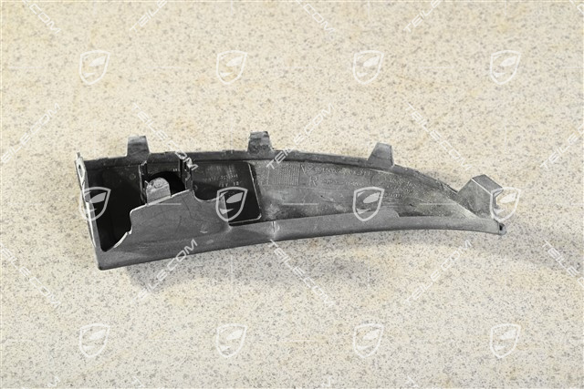Cover for front bumper retaining frame, PDC, Black, R