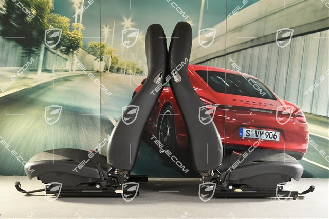 Seats, blakc, alcantara, manual, Satz (L+R)