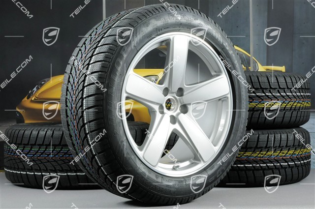 19-inch "Sport Classic" winter wheels set, rims 8J x 19 ET21 + 9J x 19 ET21, NEW Dunlop winter tyres 235/55 R19 + 255/50 R19, with TPMS