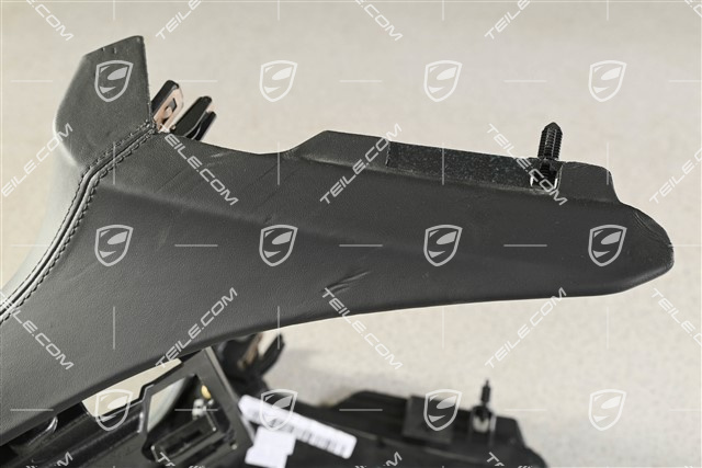 Mittelkonsole, Leder, Schwarz, (beschadigt leder)