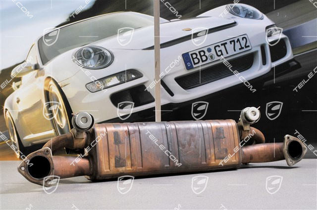 Tłumik środkowy, Carrera S/4S, 3.8L 294KW