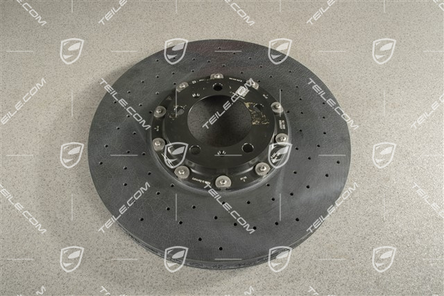 Turbo, PCCB, Keramik Bremsscheibe, Vorne, Schwarz / Gelb Bremssattel, R