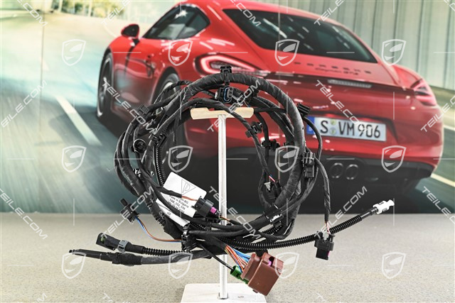 Instalacja elektryczna zderzaka tylnego, czujniki parkowania / Real Top View