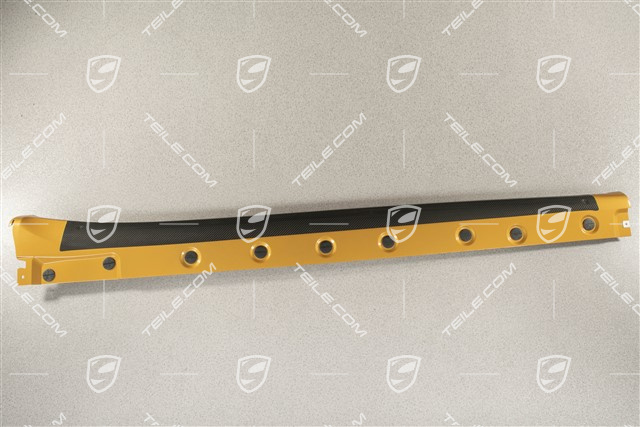 Sill cover, Turbo S Exclusive Series, CARBON, Gold Yellow Metallic, R