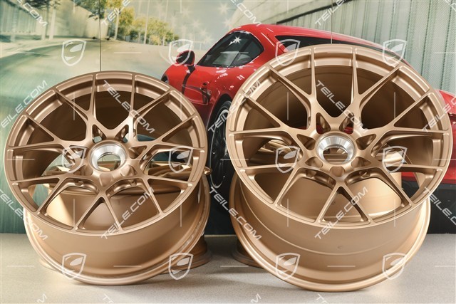 20"+21" GT3RS Felgen Satz, 10J x 20 ET45 + 13J x 21 ET31, Neodyme