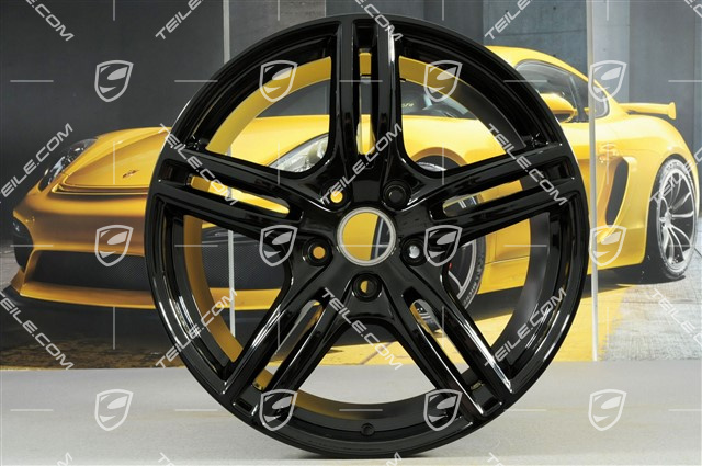 20" Felga Panamera Turbo, 11,5J x 20 ET68, czarny połysk