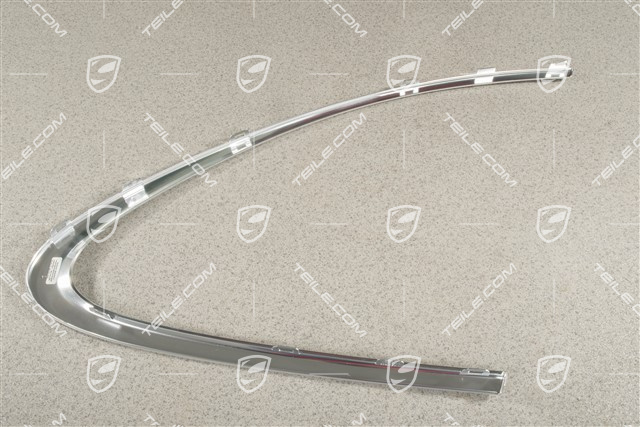 Listwa ozdobna, boczna szyba, aluminium, L