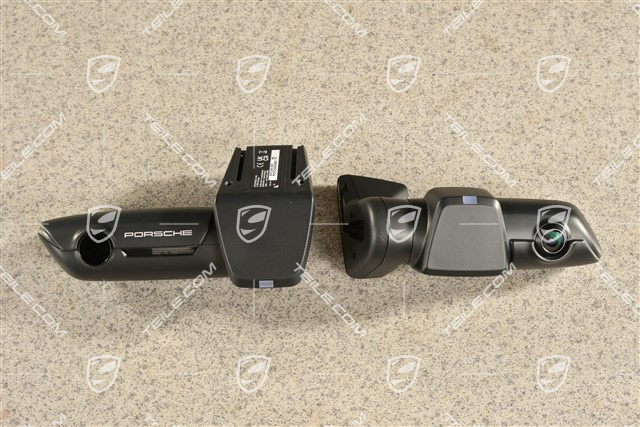 Porsche Dashcam Einbausatz, Vorn und Hinten