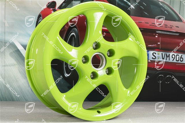 18" Felge Turbo Look I, 7,5J x 18 ET50, Lizard green