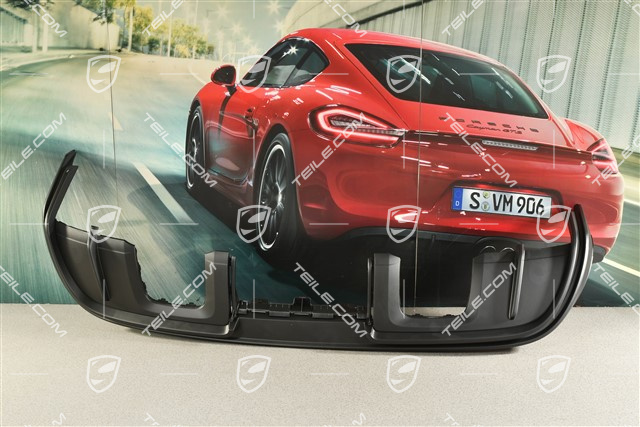 Stoßstange, hinten, Untere Abdeckung / Diffusor, Schwarzmatt, GT4 RS