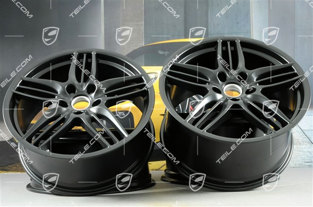 20" Komplet felg Sport Design, 8,5J x 20 RT51 + 11J x 20 ET70, czarny półmat satyna