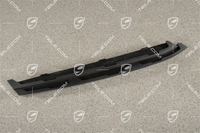 Lamelka / blenda kratki zderzaka, Matowa czarna, Turbo, L