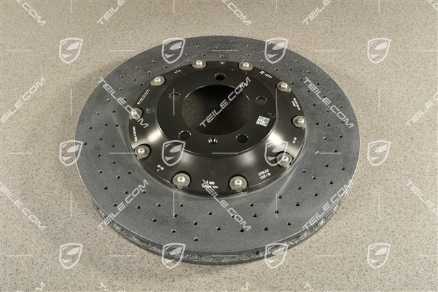 PCCB Keramik-Bremsscheibe, 991.2 C2/C2S/C4/C4S/991.1 Turbo/991.2 Turbo, minimal beschädigt am Rand, R