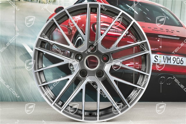 20" Felge Turbo V, 9J x 20 ET41, Titan