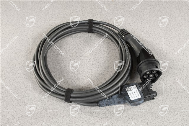 Kabel ładowarki wraz z wtyczką, długość 7,5m, Wtyczka typu 2, 3,6KW
