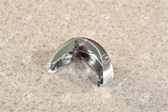 Taste / Schaltknopf - Entriegelung für Wählhebel, Galvanosilber