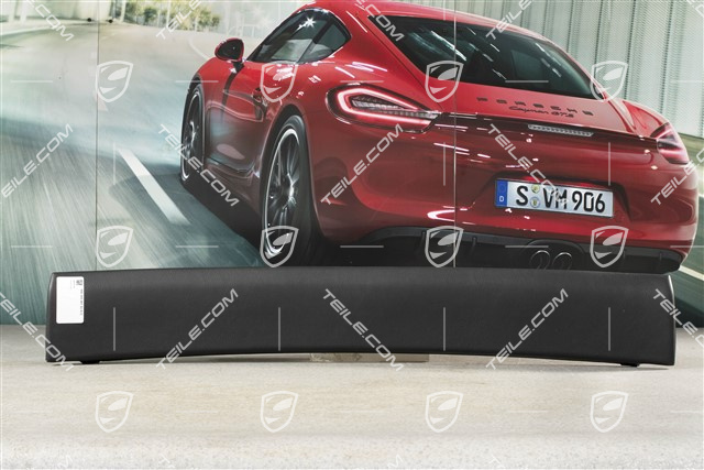 Verkleidung, Rückwand, coupé, Kunstleder, Schwarz