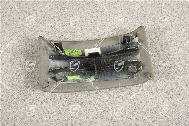 Osłona górnej  części tunelu środkowego (tylna część), skórzana, Graphite grey, coupe / Targa