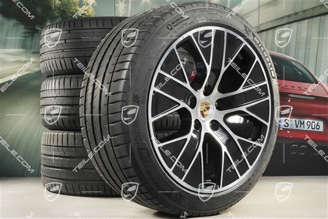 20" Turbo Aero Sommerräder Satz, Felgen 9J x 20 ET54 + 11J x 20 ET60 + Michelin Sommerreifen 245/45 R20 + 285/40 R20