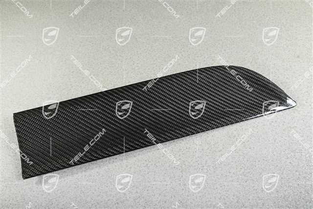 Blende, Tür, hinten, Carbon-Glänzend Schwarz, R