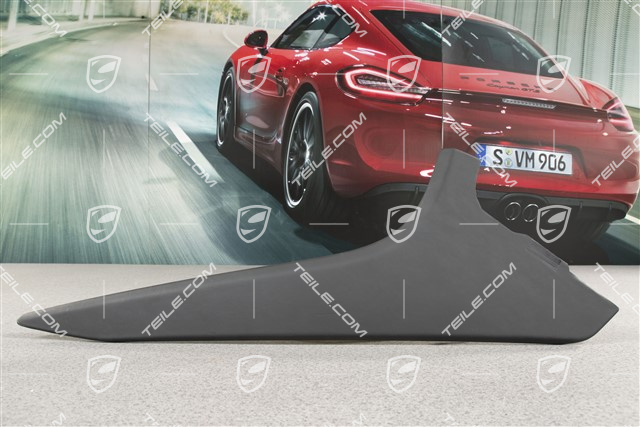 Mittelkonsole, Blende, Leder, seitlich, Schwarz, R