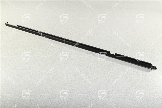Zierleiste mit Dichtung, Vorne, seitlich, Schwarz matt, R