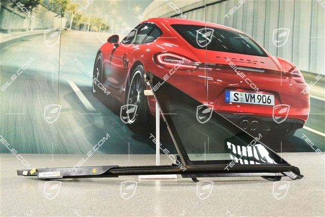 Szyba boczna drzwi przednich, trójkąt, Zielona szyba aterrmiczna, L