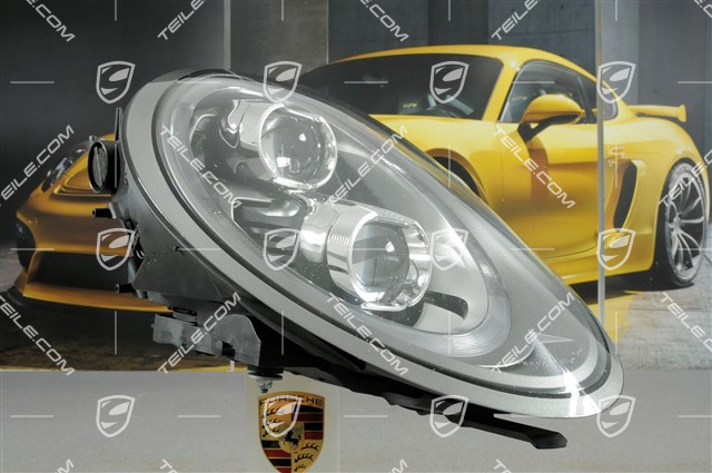 LED-Scheinwerfer, ohne Steuergerät und Glühlampe, Glas mit Kratzer (sehe Bilder), R