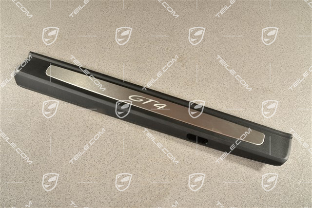 Blende, Einstiegleiste mit Beleuchtung, mit Schriftzug "GT4", L