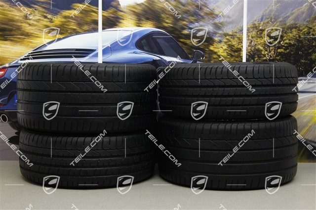 20" Sommerräder Satz Carrera S III, Felgen 8,5J x 20 ET51 + 11J x 20 ET52 + NEUE Pirelli P Zero Sommerreifen 245/35 ZR20 + 305/30 ZR20, mit RDK-Sensoren