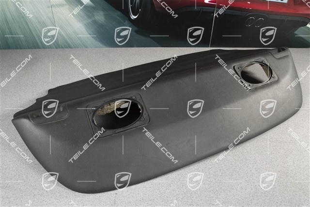 Rueckwandverkleidung / Klebeteppich / Hutablage / Bodenbelag, Kunstleder, Schwarz, Coupe