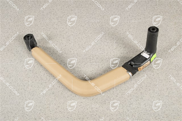 Uchwyt / rączka tapicerki drzwi, Skóropodobna, Luxor beige, Przód = tył, R