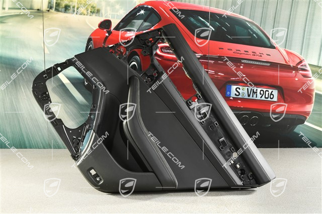 Turverkleidung, Hinten, leder/alcantara, Schwarz, R, (beschadigt leder)
