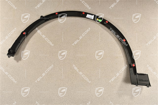 Wide wheel arch cover, front, Black matte, R