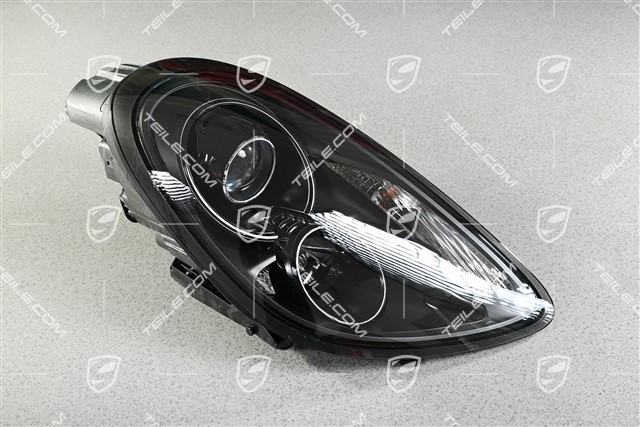 Reflektor Bi-Xenon, dynamiczne doświetlenie zakrętów, czarny, Boxster Spyder / Cayman GT4, R